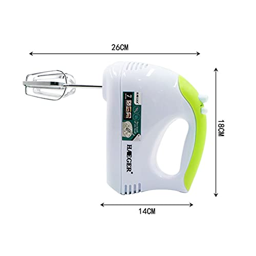 RXF Elektrischer Handmixer,Geschwindigkeiten Leichter Leistungsstarker Handheld Elektromixer Tragbarer Küchenmixer… – Bild 3