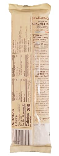  Pastificio Bragagnolo Spaghettoni 805 Bronze-Drawn 100% Italian Pasta for Home Cooking Locally-Made
| Pastificio Bragag