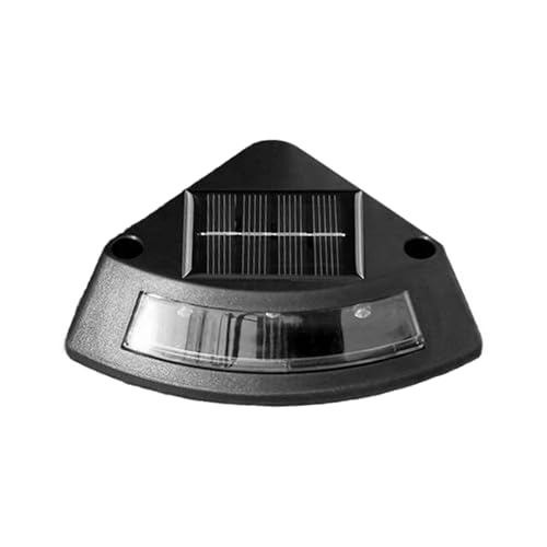 Ranley Luz Solar Para Escalones, Luz Para Escaleras Exterior Impermeable, Iluminación Led 6500K IP65 Resistente a la Intemperie, Para Jardín Casa Porche Valla Terraza Balcón Entrada