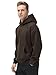 THE GYM PEOPLE Men's Fleece Pullover Hoodie Loose Fit Ultra Soft Hooded Sweatshirt With Pockets Brown
