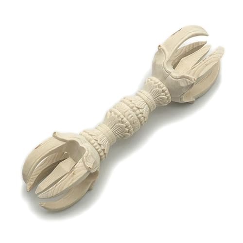 HU貿易 木彫仏具 五鈷杵 12cm 法器 金剛杵 密教法具 b2789