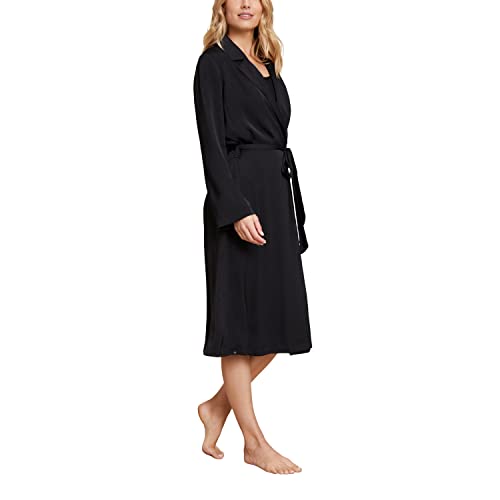 Image of Barefoot Dreams CozyChic Ultra Lite Tipped Ribbed Short Robe