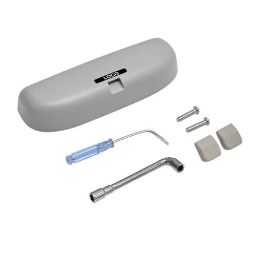 Pitruves Sunglasses Holder for volvo 2016-2026 XC902017-2026 V90 S902020-2026 XC60 S60 V60 XC40 Glasses Case Storage Box Replace for Driver Side Overhead Grab Handle (Gray XC60xc40s60v60)