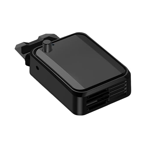 Ventilador de refrigeración para ordenador portátil - Radiador para PC - Control de viento bajo ruido para trabajo multitarea juego intensivo para uso exterior Café