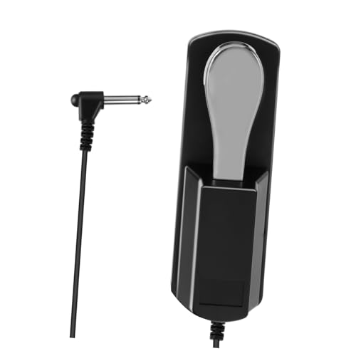 BESTonZON Long-lasting Electronic Keyboard Pedal Self-adhesive Base Piano-style Sustain Foot Pedal for Instruments