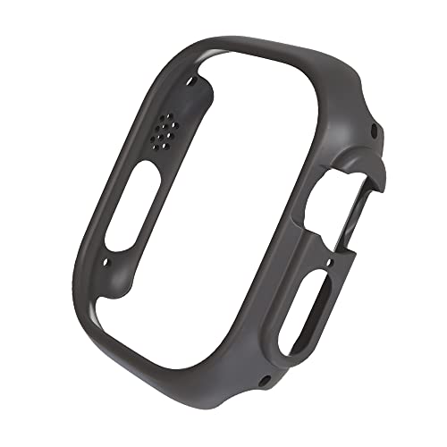 Coque Apple Watch 45mm anti-rayure cadre PC rigide gris mat