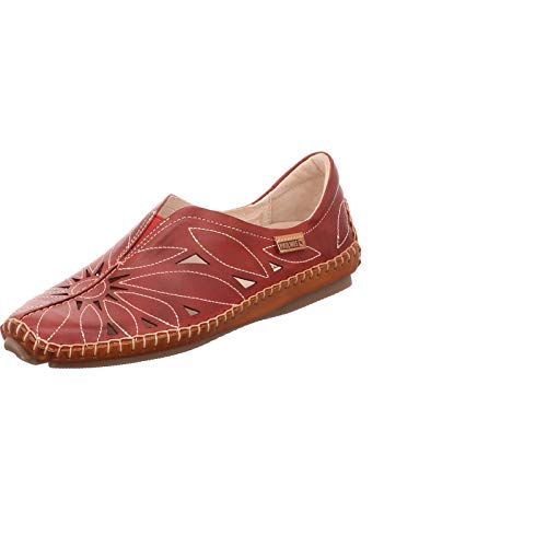 Image of PIKOLINOS Jerez 578-7399 Women's Slip-On Moccasins - Premium Calfskin Leather - Removable Cushioned Insole, Elastic Fit, Lightweight Everyday Comfort and Support
