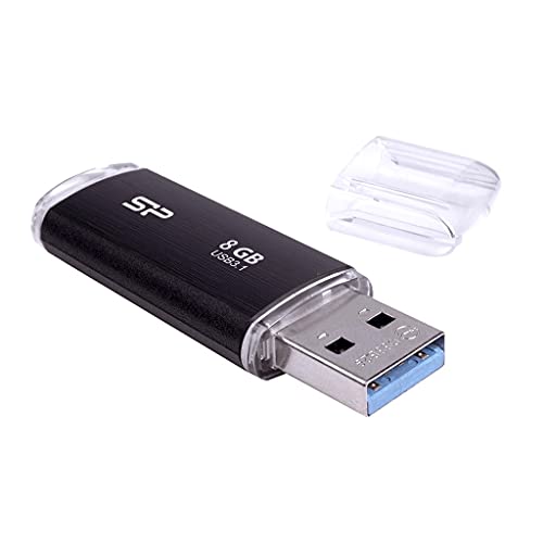 Silicon power   8gb Blaze b02 8gb USB 3.0 Negro Unidad Flash USB   Memoria USB (USB 3.0 (3.1 Gen 1), USB 3.0, Type a, 0 70 °c, Tapa, Negro)