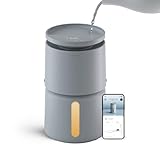 BLUEAIR Room Humidifier - DreamWell - 72Hr Top-Fill Mist-Free InvisibleMist Technology Aroma Stone for Essential Oils and Soothing Mood Lighting - Quiet Operation for Bedroom and Home Use, Grey