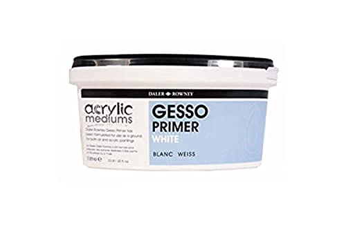 Daler Rowney Graduate Gesso White Primer - 1 Litre