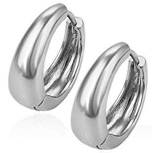BigMart? Kaju Alloy Bali Hoop Earrings Style Gold Hoop Earrings For Men And Boys Man Unisex Bali .(Silver bali pack of 1) (B07TVXT3VZ) Amazon Price History, Amazon Price Tracker