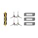 Produktbild ECOVACS Deebot Zubehör-Set (Ersatzbürsten und Filter) für Modell OZMO 920/950/T5/T8/T8 AIVI/N7 N8 Pro+, Weiß