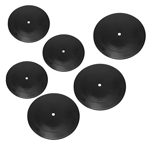 Décorations en disques vinyle Veemoon style rétro artistique pour aménagement de bar et salon