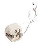 * 4A 1000V G12 Lampenfassung für G12 Halogenlampe, hohe / niedrige Spannung Natrium-Lampe und vieles mehr. Diese G12 Lampenfassung mit Kabel-Drähte für den einfachen Anschluss ausgestattet.