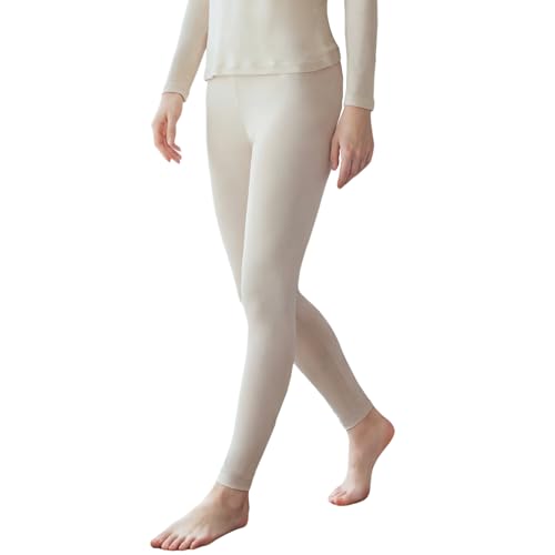 MOLISILK Women's Silk Thermal Underwear Pants Winter Fall Lightweight Knit
