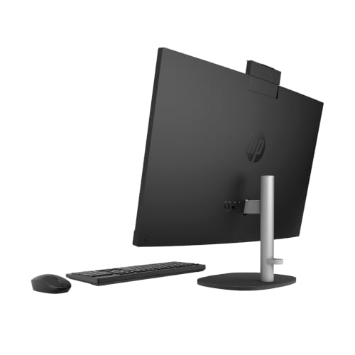 Image of Customized HP 27 inch All in One FHD Touch-Screen Business Desktop Computer, Ryzen 7 7730U, 8 /16 /32 /64GB DDR4, 512GB /1TB /2TB SSD, Adjustable Height, Wireless KB & Mouse, Windows 11 Pro, Black
