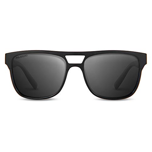 Epoch Eyewear Oscar Black Sport Motorcycle Riding Driving Sunglasses with Polarized Smoke Lens2