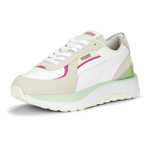 PUMA Womens Cruise Rider Nu Brighter Days Lace Up Sneakers Shoes Casual - White2