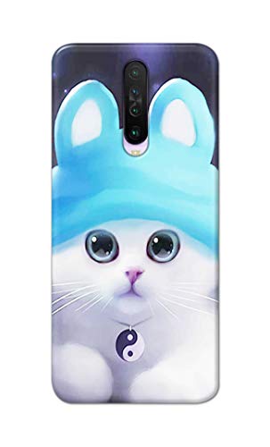 Image of Chinese Cutie Kitten Cat Big Eyes Lovely Girl Ears Hard Back Case Cover for Poco X2 / Redmi K30 / Redmi K30 5G Back Cover -(J5) VNS2221