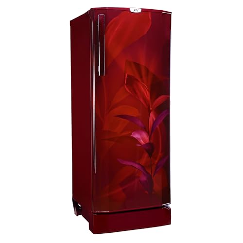 Godrej 185 L 5 Star 5 Years Comprehensive Warranty New Launch Technology| Toughened Glass Shelves| Large Shelve Space Direct Cool Single Door Refrigerator (2026 Model, RD 195EN TAI MN WN, Marine Wine) view 2