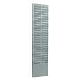 Soporte de pared de plástico para tarjetas de tiempo, soporte para grabadora de nómina de asistencia, 24 ranuras para uso en oficina y almacén