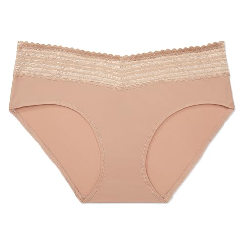 Image of Warner's Women's No Pinching No Problems Dig-free Comfort Waist With Lace Microfiber Hipster 5609j, Retired Colors