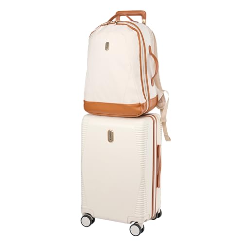 Cabin Max Santa Cruz Set Maleta de Cabina 55x35x25 y Mochila 40x30x20 cm, Compatible con KLM, Easyjet, Air France, British Airways, Transavia y Eurowings.