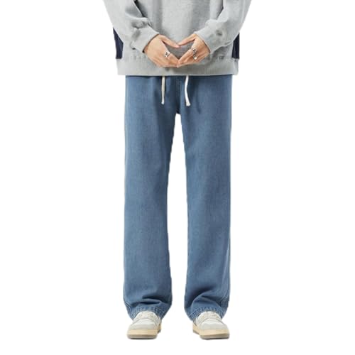 Jeans Pants Trousers Denim Men's Retro Washed Wide Leg Student Casual Versatile Classic Early Spring and Autumn