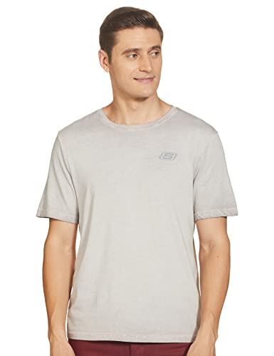 Image of Skechers Men's Cotton Regular Fit T-Shirt