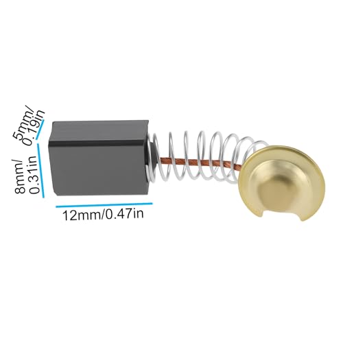 ECSiNG 4 Stück Kohlebürsten für Trockenbauschleifer 12 X 8 X 5 Mm Kompatibel mit Menzer LHS 225