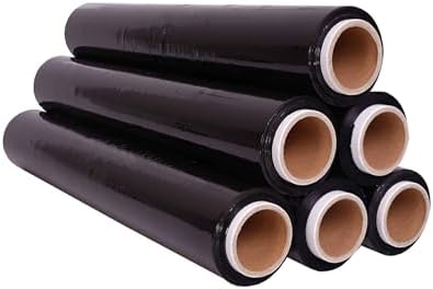 Rotoli Pellicola Pallet Set Di 6 Rulli Pellicola Elasticizzata 1 Rullo Per Pallet - Colore Blu, 23 My, 1,5 Kg Plotter A 0