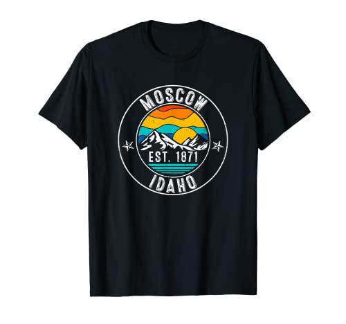 Retro 70s 80s Moscow Idaho ID T-Shirt