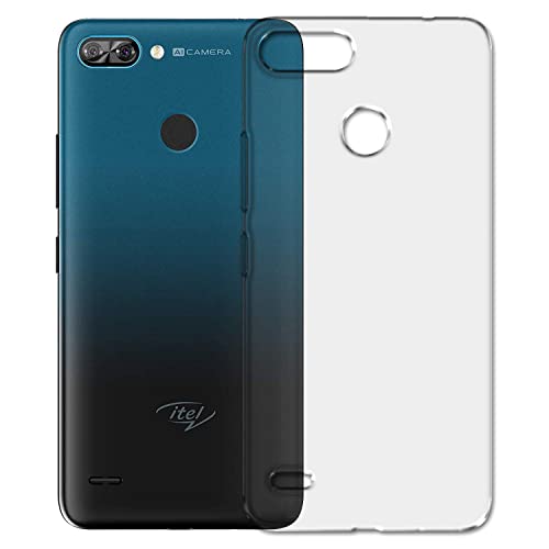 Image of COVERBLACK Rubber Silicone Back Cover for Itel A46 (2 GB RAM) - Transparent