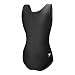 Speedo Big Girls' Race Xtra Life Lycra PowerFLEX Eco Solid Super Pro One Piece Swimsuit, Black, 10/26