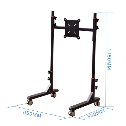 Soporte móvil para TV con ruedas ajustable 32 a 55 pulgadas miniatura 2