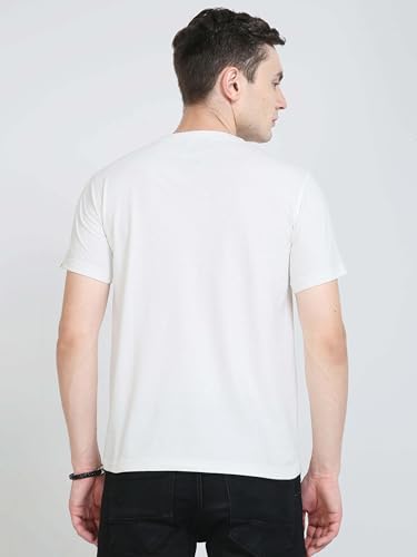 Image of Men's Plain Cotton Crew Neck T-Shirt Regular Fit Short Sleeve Tee