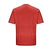 Gubsssl T Shirts for Men UK Adult Fashion Top Plain Shirts Classic T-Shirts Summer Short Sleeves Slim Fit Basic Tshirts Casual Tee Oversized Streetwear Soft Wear Workwear Clothing Red 4XL #3