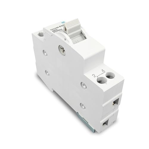 Disjoncteur de sécurité double alimentation 63A évite courts-circuits réseau