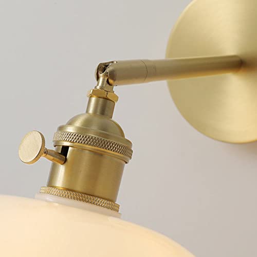 Lámparas de pared japonesas regulables de latón para crear un tocador de baño relajante 6