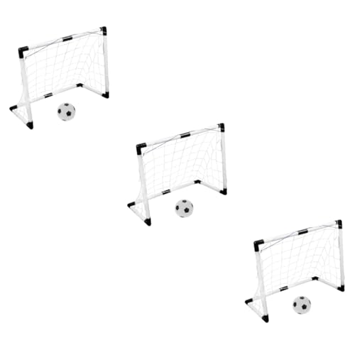 Toddmomy 3 Juegos Portería De Fútbol Infantil Pequeñas Porterías De Fútbol Porterías De Fútbol Portátiles Redes De Fútbol para El Patio Portería De Fútbol Portátil GOL El Plastico