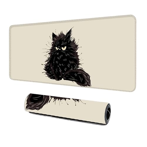 Tapis de souris gamer géant avec revêtement tissu fluide de précision