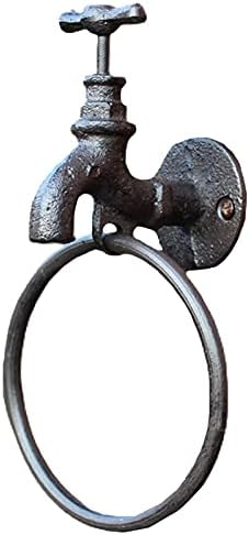 LJHA Door Knocker Creative Faucet Design Door Knockers Decorative, Weather-Resistant Corrosion Resistance Door Handle, Funny Decorative Door for Garden/Wooden House