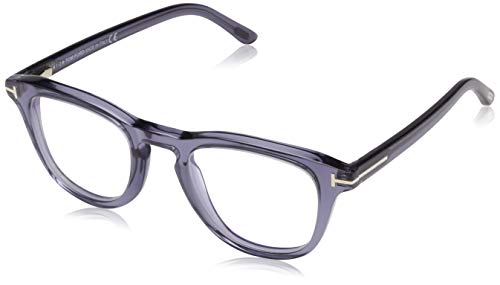 Eyeglasses Tom Ford FT 5488 -B 020 Shiny Transparent Dark Grey/Blue Block Lense