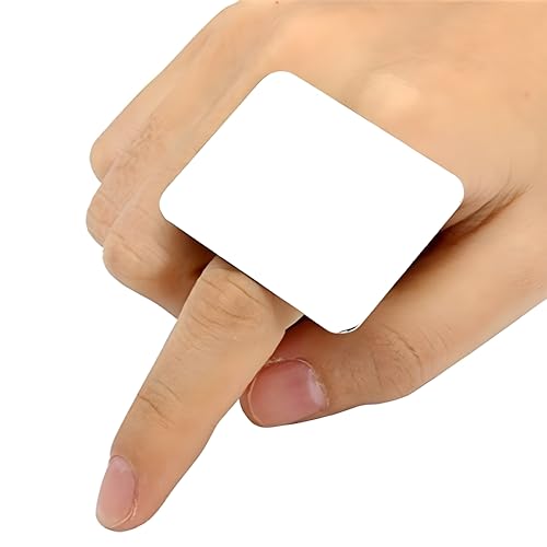 Finger Ring Makeup Mixing Palette – Reusable Stainless Steel Mixing Plate for Foundation, Eyeshadow, Nail Gel & Pigments