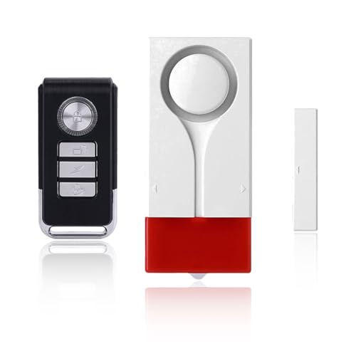 Tuxihapp Car Anti-Theft Vibration Alarm 108dB with Remote