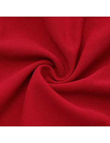 Image of HomRain Women's Church Dresses Modest Bell Sleeve Wedding Guest Cocktail Tea Party Vintage Evening Dress
