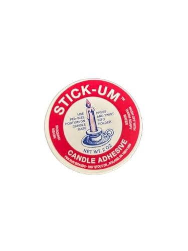 Fox Run Stick-Um Candle Adhesive 2 Ounces of Candle Stick Holder Stick Dots