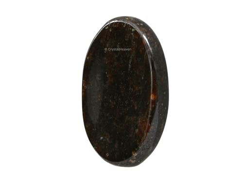 Image of Certified Garnet Crystal Thumb Worry Pebbles Stones for Anxiety Stress Relief Massage - AAA Grade Original Healing Gemstone Agate Rubbing Stone for Yoga Meditation Spiritual Reiki Feng Shui