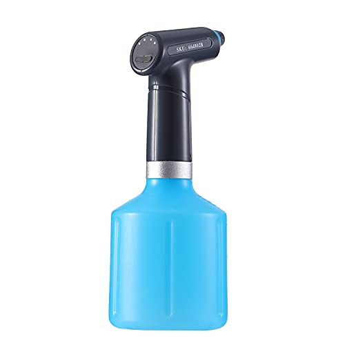 Linzi Automatic Electric Garden Sprayer 900ML, Battery Powered Usb Rechargeable With Adjustable Nozzel For Gardening, Flower Watering, Sterilizating, Insect Killer Pest Control, Blue - 2