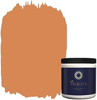 KILZ TRIBUTE Paint & Primer, Interior, Color Sample, Bright Marigold, 8 Ounces